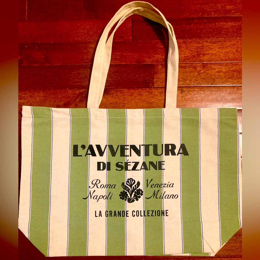 Sezane NWOT Striped Tote Bag